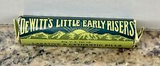Vintage Medicine Advertising DeWitt's Little Early Risers Tube NOS picture