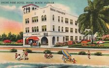 Vintage Postcard Shore Park Hotel Ideal Location Miami Beach Florida Colourpictu picture
