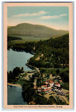 Quebec Canada Postcard Gray Rocks Inn Laurentian Mountains c1940's Unposted picture