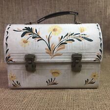Vintage American Thermos Hand Painted Metal Dome Lunchbox picture