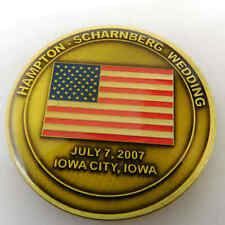 HAMPTON SCHARNBERG WEDDING AN ARMY OF TWO OIF CHALLENGE COIN picture