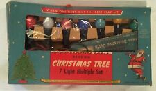 Vintage Renown 7 Ct CHRISTMAS TREE LIGHTS Made In USA Tested And Working picture
