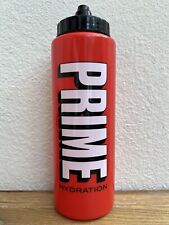 PRIME Hydration Ultra Rare OFFICIAL Promotional 32 Oz Red Water Sport Bottle picture