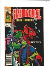 Fish Police #4 VF+ 8.5 Newsstand Marvel Comics 1993 picture
