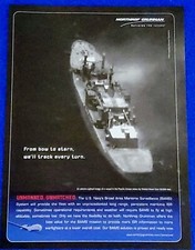 2007 NORTHROP GRUMMAN CORP. DRONE SUPPLIER U.S. NAVY (BAMS) ORIGINAL PRINT AD picture