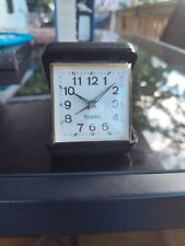 Vintage WESTCLOX Folding Travel Alarm Clock Wind Up TESTED picture