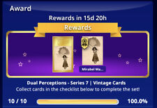 Topps Disney Collect DUAL PERCEPTIONS Series 7 Vintage Card Set Digital cards picture