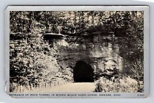 Newark OH-Ohio, Entrance Of Rock Tunnel, Antique, Vintage Souvenir Postcard picture