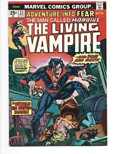 Marvel Adventure Into Fear The Living Vampire #23, 24, 25 1974 KEY VF HR Scans picture