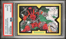 1991 Comic Images X-Force #59 Deadpool ROOKIE CARD PSA 10 picture