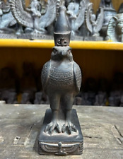 UNIQUE ANCIENT EGYPTIAN ANTIQUITIES Statue God Horus as Falcon Bird Pharaonic BC picture