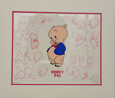 Warner Brothers: Porky Pig Hand Painted Limited Edition Model Cel w/ Background picture