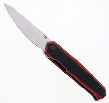Kansept Integra Folding Knife Red/Black G10 Handle 154CM Plain Edge SW T1042A3 picture
