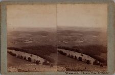 Stereoview Photo View From Mt Pisgah, North Carolina E. O. Lewis Rare c1870s picture