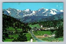 Estes Park CO-Colorado, Front Range Mountains, Scenic Rockies, Vintage Postcard picture