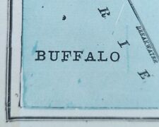 Vintage 1899 BUFFALO NEW YORK Map 11
