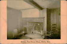 Postcard: Copyright, 1908, Paul Revere Memorial Association. Kitchen, picture