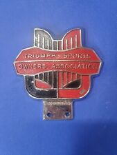 Vintage TRIUMPH Sports Owners Association Emblem  picture