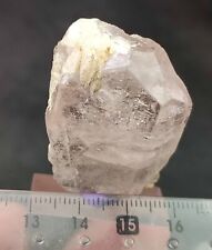 26-gm Morganite Gemmy Crystal Fully Terminated with Albite - Pakistan picture