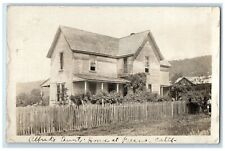 c1910's House Home At Fresno California CA RPPC Photo Posted Antique Postcard picture