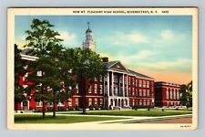 Schenectady NY-New York, New Mt Pleasant High School, Vintage Postcard picture