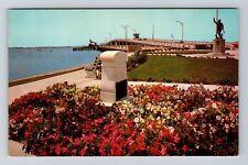 Clearwater FL-Florida, Memorial Park, Scenic View, Vintage Postcard picture
