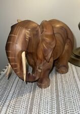Hand Carved Wooden Elephant picture