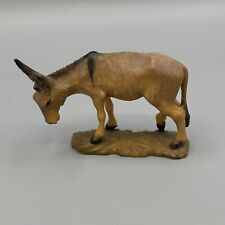 Vintage ANRI Wooden Hand Carved Bernardi Nativity Donkey 3 Inch picture
