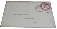 1897 NEW YORK CENTRAL NYC NEW YORK & CHICAGO TRAIN #35 RPO HANDLED ENVELOPE picture
