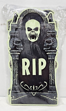 6 Pack Halloween Cemetery RIP Tombstones Fluorescent 15