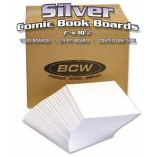BCW Silver Comic Backing Boards Case of 1000 Wrapped 7x10.5