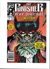 THE PUNISHER WAR JOURNAL #6  1st Meeting w/ Wolverine Cover & App 1989 MINT picture