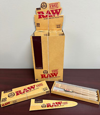 RAW Classic 1 1/4 -12 Packs of 20 Pack Cones-240 Total Cones-Full Box picture