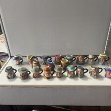 VINTAGE CHARACTER MINI TOBY MUGS  1983 SIGNED P. JACKSON  Lot Of 20 picture