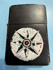 Vintage 1997 Marlboro Compass Black Matte Zippo Lighter picture