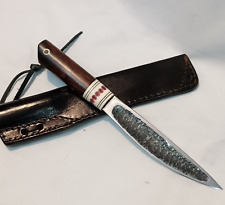 yakut knife, Handmade Siberian yakutian Hinting knife, 15CM Carbon steel Blade picture