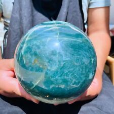 9.46LB Natural moss agate ball Quartz Crystal polished sphere Healing picture