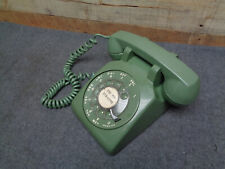 Vintage Bell System Western Electric Rotary Dial Desk Telephone -Avocado Green picture