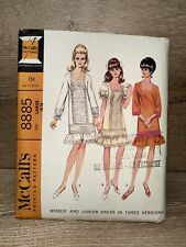 Vintage McCALL'S PATTERN Sewing Pattern 8885 Misses & Junior Large 15-16 Dress picture