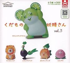 Animal Attraction Fruit Fairy Mascot Capsule Toy 5 Types Full Comp Set Gacha New picture