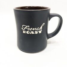 Starbucks French Roast 2011 Black Brown Microwave Safe Coffee Mug Cup picture