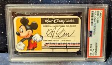Bob Gurr Autograph Walt Disney Monorail Creator PSA Signed CO-PILOT-LICENSE picture