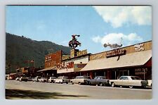 Jackson WY-Wyoming, Scenic View Of Town, Antique, Vintage Souvenir Postcard picture