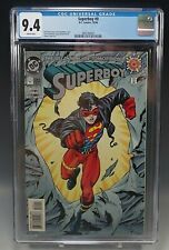 SUPERBOY #0 DC 1994 COMIC BOOK KARL KESEL CGC 9.4 GRADED picture
