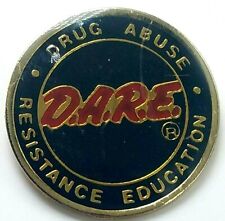 Vtg D.A.R.E. DARE Drug Abuse Drug Abuse Resistance Education Metal Lapel Pin picture