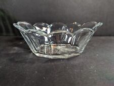 Vintage Heisey Crystal Bowls, 2 piece, 1920's glass Candy Dishes with Back Stamp picture