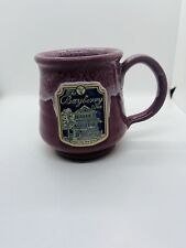 The Bayberry Inn Ocean City NJ 10oz Coffee Mug Deneen Pottery Acid Drip Pink EUC picture