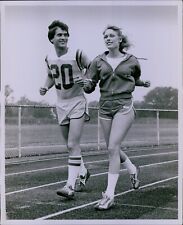 LG808 60s Orig Ewing Galloway Photo COLLEGE SWEETHEARTS JOGGING Football Stud picture