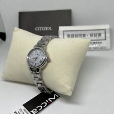CITIZEN wicca x Sanrio Hello Kitty Solar Power Wristwatch Round KP2-116-11 picture