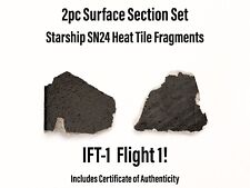 SpaceX Starship SN24 S24 IFT-1 Heat Shield Thermal Tile Sections - 2X Surface picture